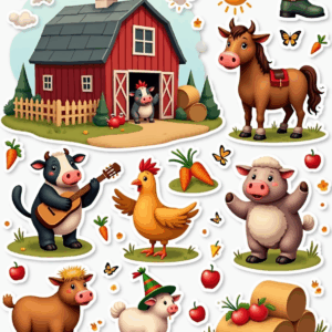 Kids Stickers - Sheet v6